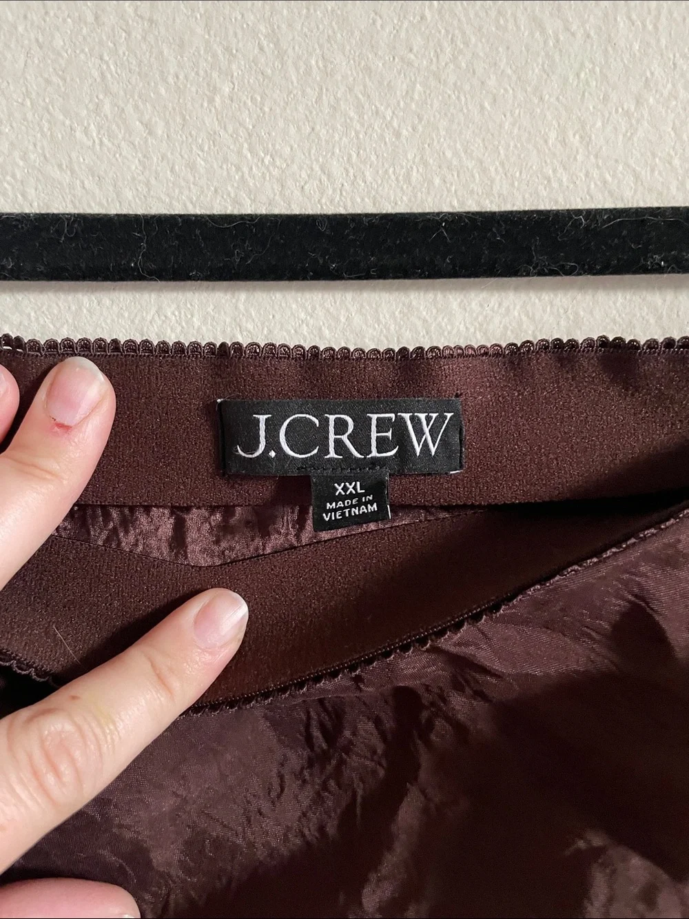 J. Crew Chocolate Brown Mini Skirt
